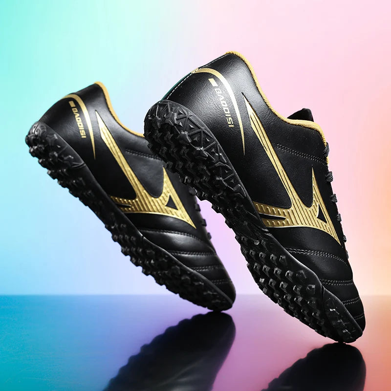 Nuevas botas de campo de fútbol para hombres, botines de fútbol con tachuelas para interiores, zapatillas de entrenamiento para partidos al aire libre Unisex cómodas TF/FG