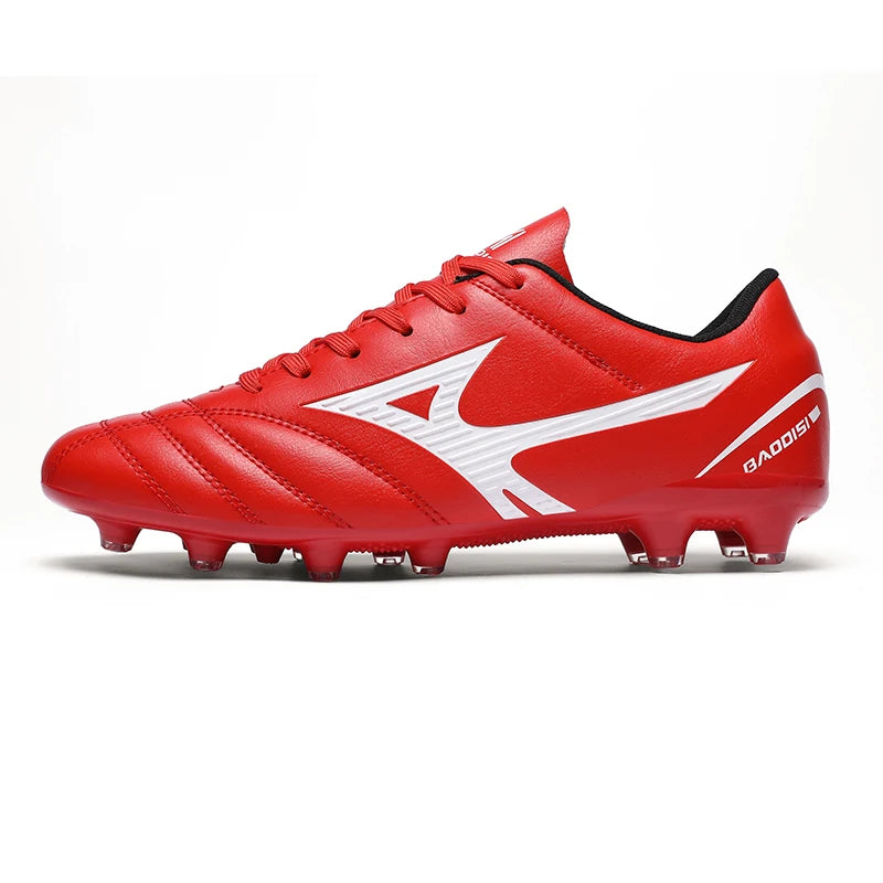 Nuevas botas de campo de fútbol para hombres, botines de fútbol con tachuelas para interiores, zapatillas de entrenamiento para partidos al aire libre Unisex cómodas TF/FG