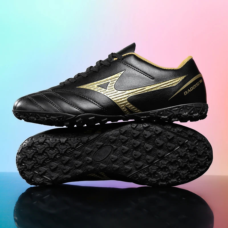 Nuevas botas de campo de fútbol para hombres, botines de fútbol con tachuelas para interiores, zapatillas de entrenamiento para partidos al aire libre Unisex cómodas TF/FG